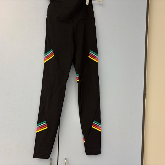 Soul by SoulCycle Make It Bright Leggings Tights Black Pride XS - Picture 1 of 12